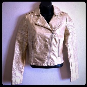 Host pick! Bernardo Faux Leather Moto Jacket Sz XS